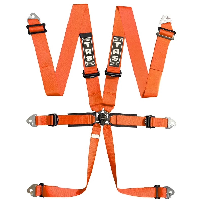 TRS- Pro 6 Point FIA Harness-  ( VARIOUS COLOURS)