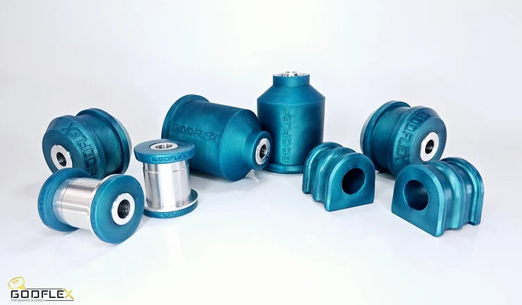 Godflex Renault Sport Clio RS 197 / 200 MK3 (2005-2012) Front & Rear Suspension Arm and Front Anti Roll Bar Bushes - FRONT & REAR