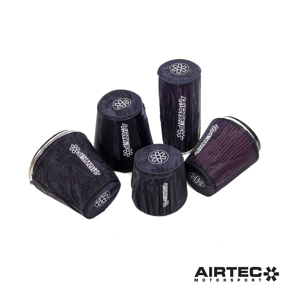 AIRTEC Motorsport Filter Sock Our AIRTEC branded air filter socks fit over your air filter to offer an extra level of protection against excessive dirt, water or snow.