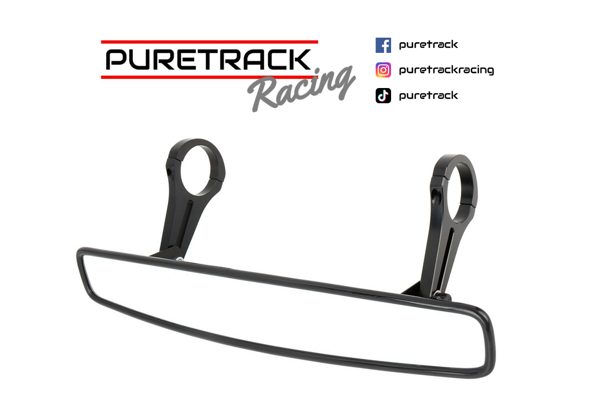 Race wide rear view mirror- Rollcage mounted