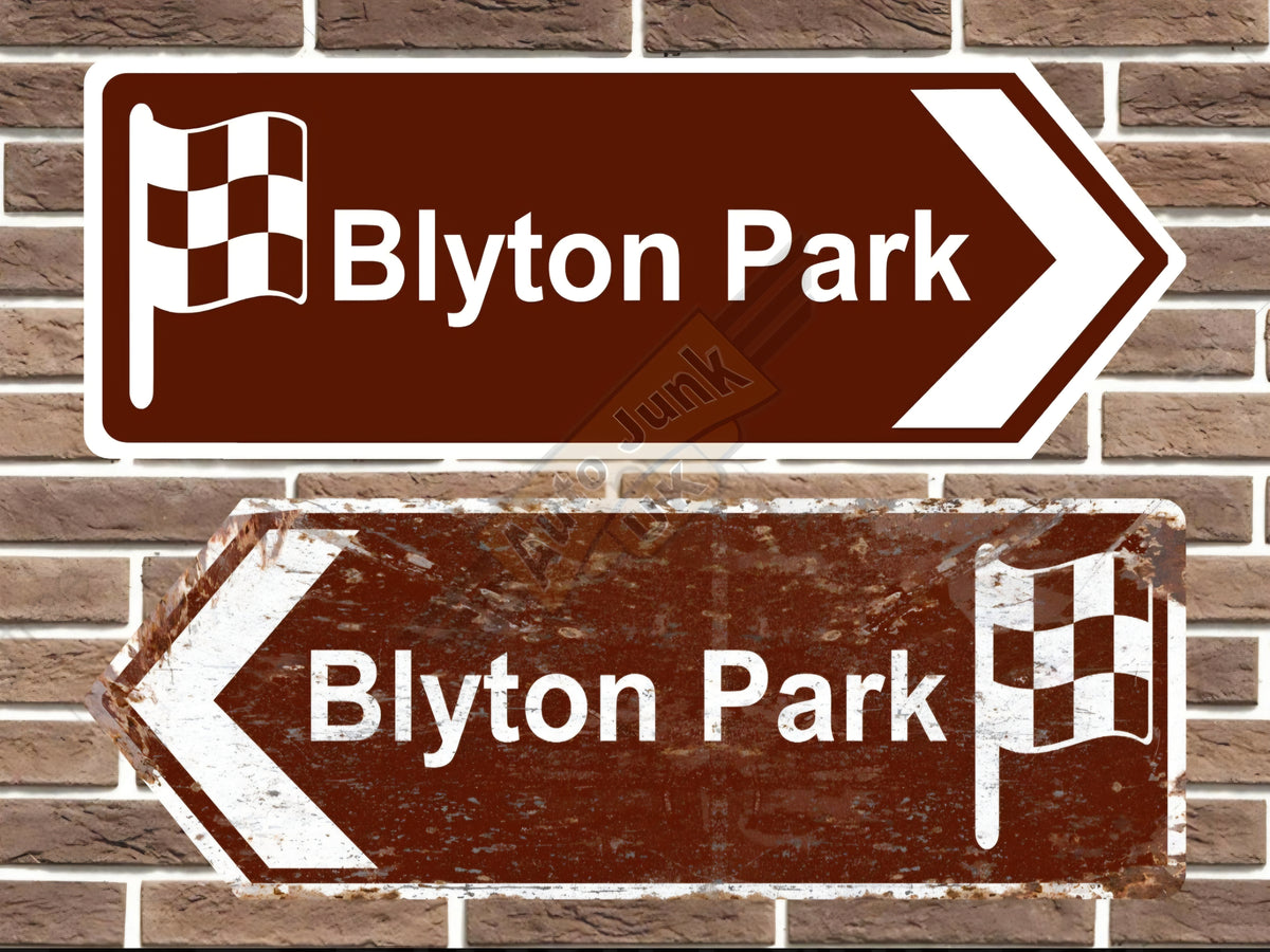 Metal Track Signs