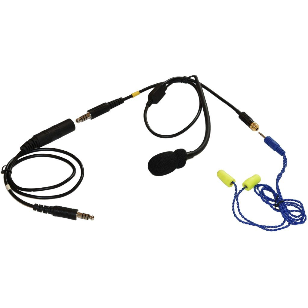 Additional driver foam earpieces & connector