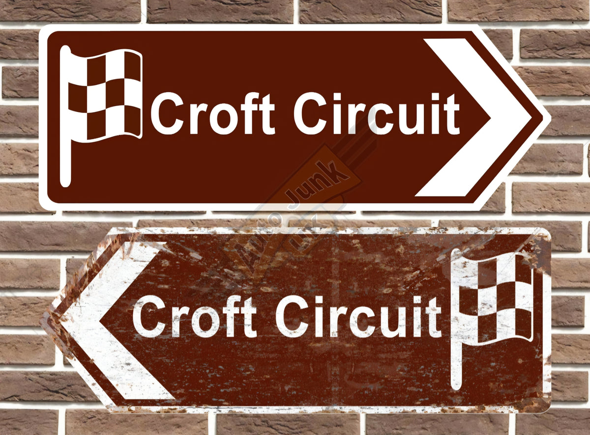 Metal Track Signs