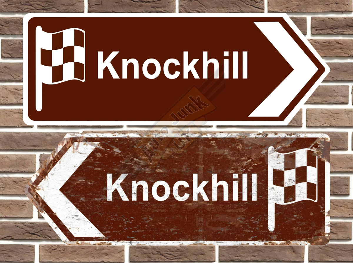 Metal Track Signs