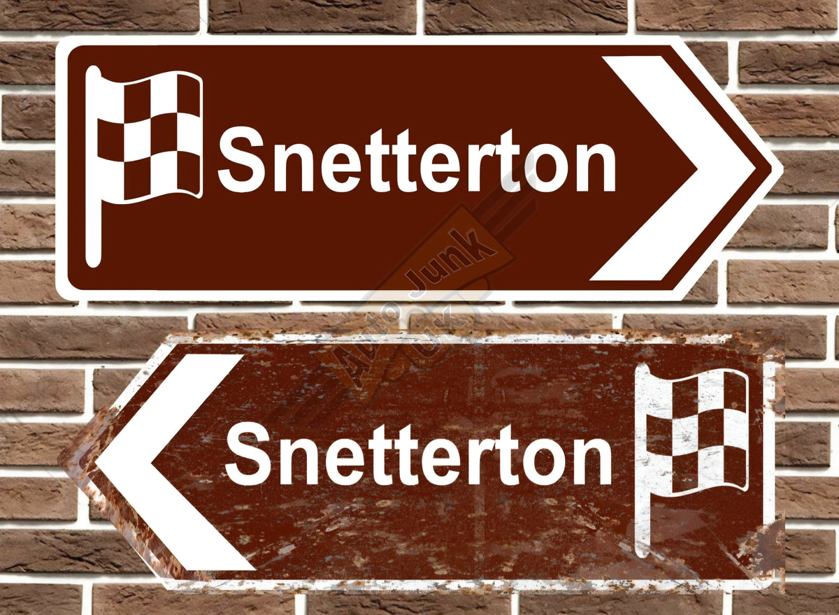 Metal Track Signs